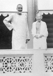 abdul ghaffar khan and gandhi in 1940