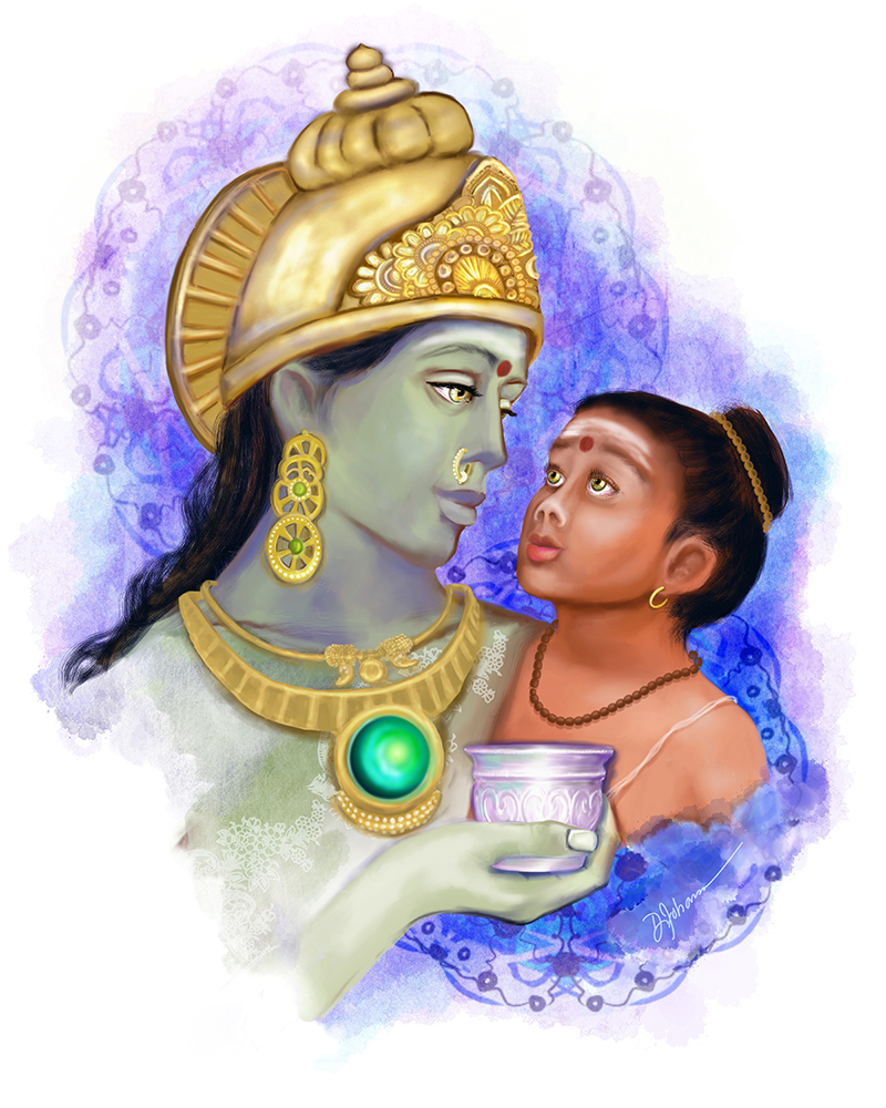 Parvati-Feeds-JnanaSambandhar