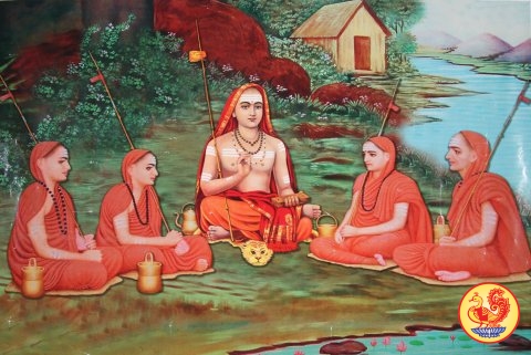 adishankara-and-four-disciples
